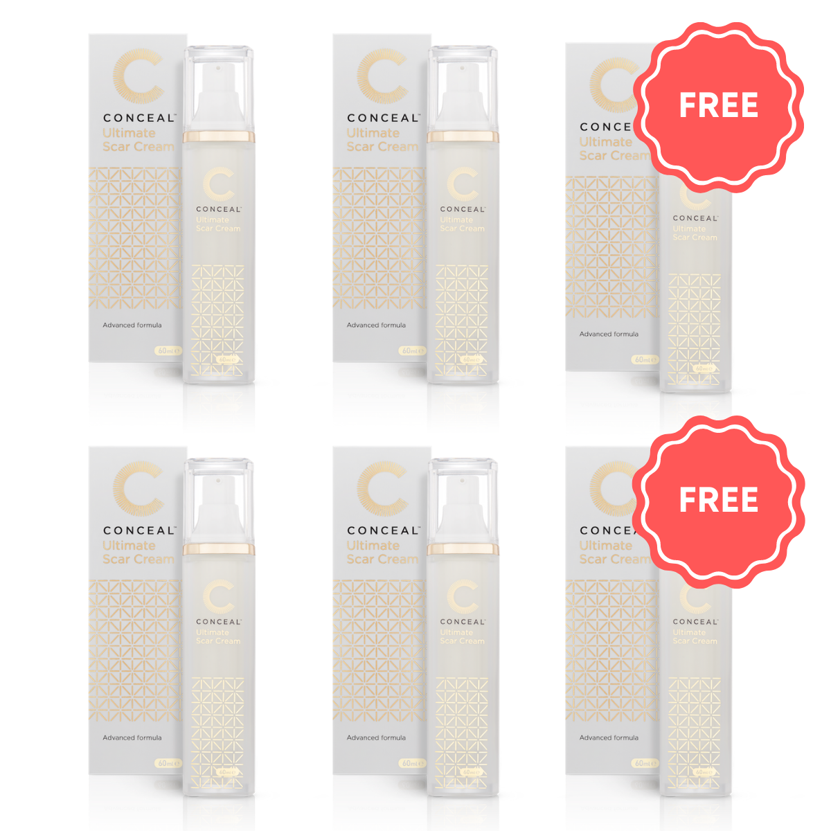Conceal Ultimate Scar Cream™ - Buy 4 Get 2 Free!
